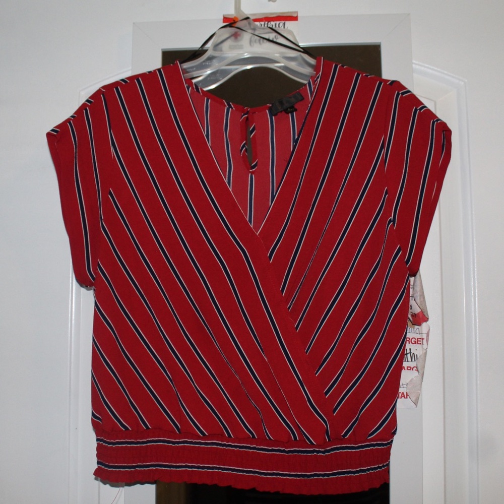 Striped Blouse / Crop Top